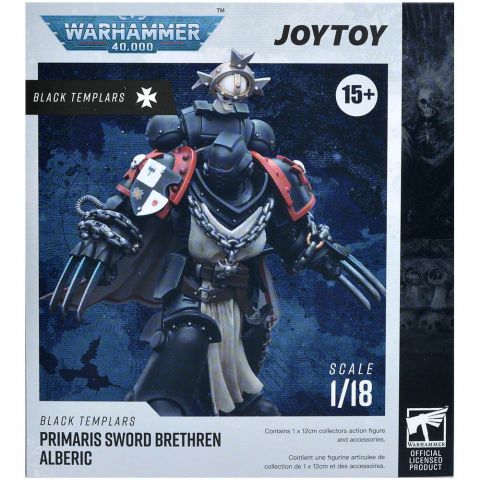 Фигурка JoyToy. Warhammer 40,000: Black Templars Primaris Sword Brethren Alberic