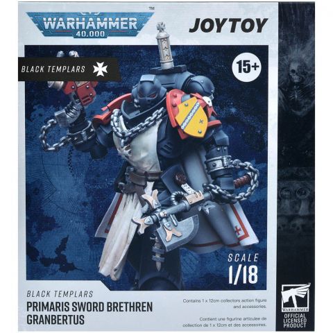 Фигурка JoyToy. Warhammer 40,000: Black Templars Primaris Sword Brethren Granbertus