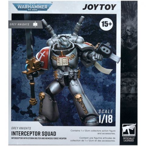 Фигурка JoyToy. Warhammer 40,000: Grey Knights Interceptor with Storm Bolter and Nemesis Force Sword