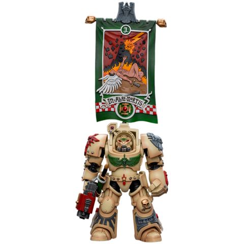 Фигурка JoyToy. Warhammer 40,000: Dark Angels. Deathwing Ancient with Company Banner