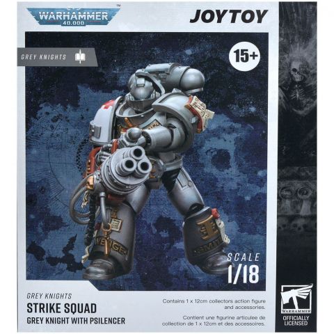 Фигурка JoyToy. Warhammer 40,000: Grey Knights Strike Squad Grey Knight with Psilencer