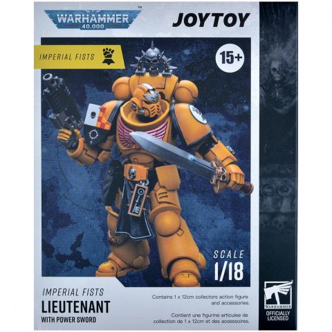 Фигурка JoyToy. Warhammer 40,000: Imperial Fists Lieutenant with Power Sword