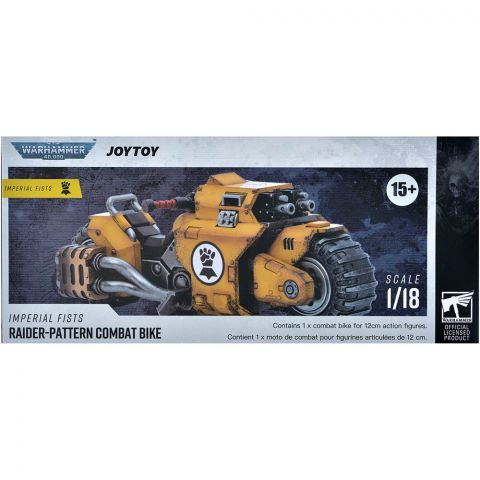 Фигурка JoyToy. Warhammer 40,000: Imperial Fists Raider-pattern Combat Bike
