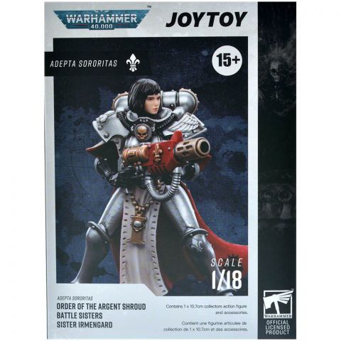 Фигурка JoyToy. Warhammer 40,000: Adepta Sororitas Order of the Argent Shroud Sister Irmengard