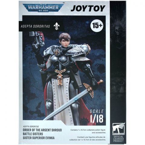 Фигурка JoyToy. Warhammer 40,000: Adepta Sororitas Order of the Argent Shroud Sister Superior Evinka