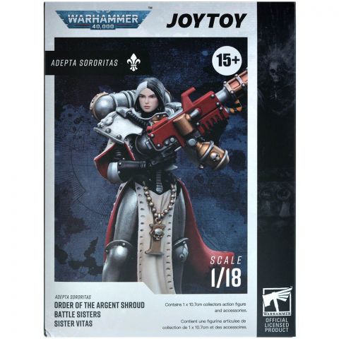 Фигурка JoyToy. Warhammer 40,000: Adepta Sororitas Order of the Argent Shroud Sister Vitas