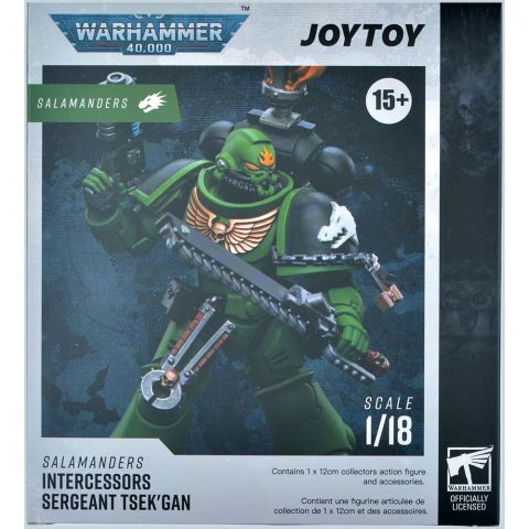 Фигурка JoyToy. Warhammer 40,000: Salamanders Intercessors Sergeant Tsek'gan