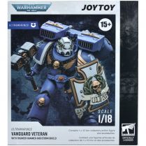 Фигурка JoyToy. Warhammer 40,000: Ultramarines Vanguard Veteran with Thunder Hammer and Storm Shield