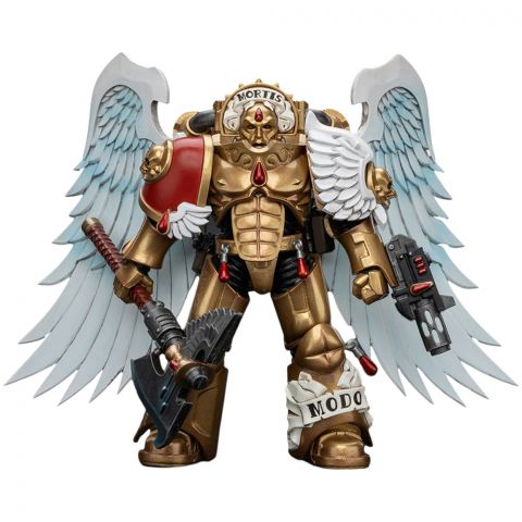 Фигурка JoyToy. Warhammer 40,000: Blood Angels Sanguinary Guard with Encarmine Axe and Inferno Pistol