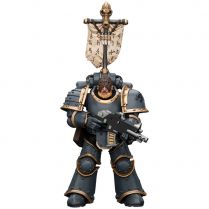 Фигурка JoyToy. Warhammer 30,000: Space Wolves Grey Slayer Pack Grey Slayer With Legion Vexilla