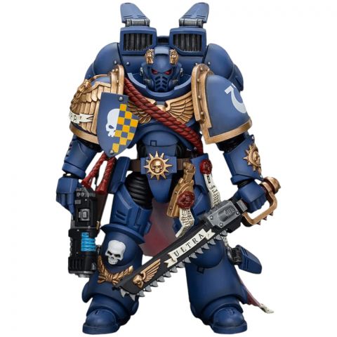 Фигурка JoyToy. Warhammer 40,000: Ultramarines Captain With Jump Pack