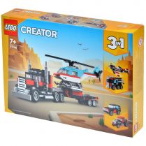 Конструктор LEGO Creator: Грузовик-платформа с вертолетом 31146