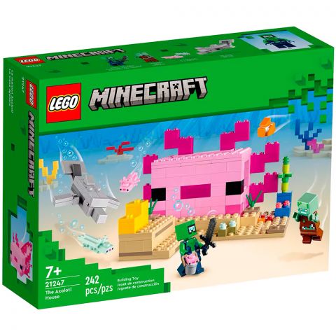 Конструктор LEGO Minecraft: Дом Аксолотля 21247