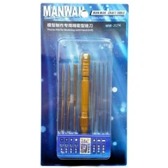 Ручная дрель с набором надфилей MANWAH (0,2-3,0 мм)