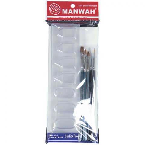 Набор кистей и палитр MANWAH