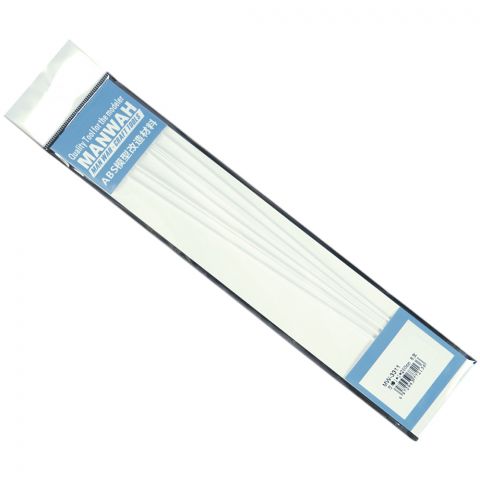 Пластиковый квадратный стержень MANWAH (1x250 мм, 8 шт.)