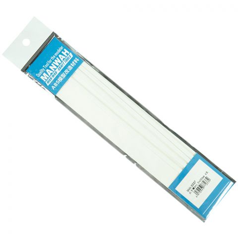 Пластиковый прямоугольный стержень MANWAH (5x1,5x250 мм, 4 шт.)
