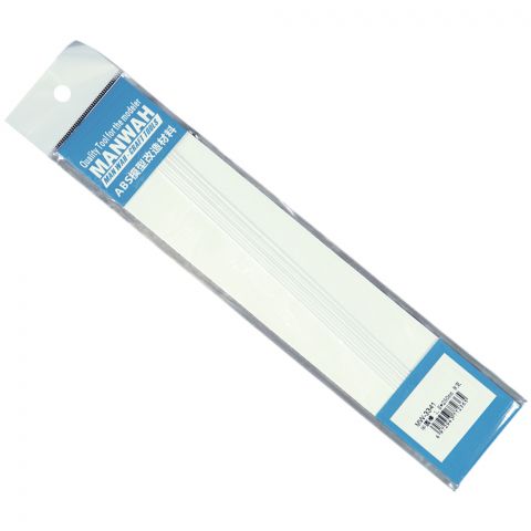 Пластиковый полукруглый стержень MANWAH (1,5x250 мм, 8 шт.)