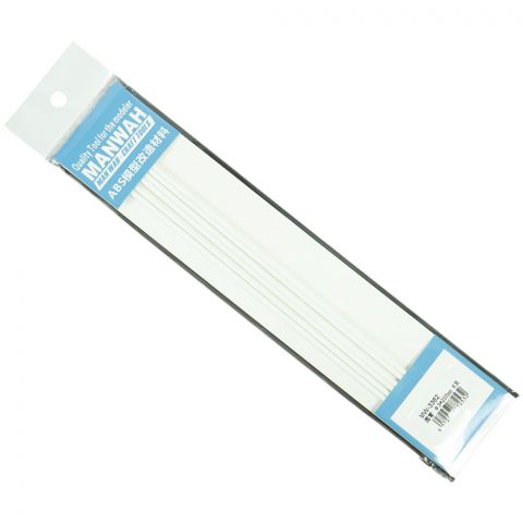 Круглая пластиковая трубка MANWAH (3x250 мм, 6 шт.)