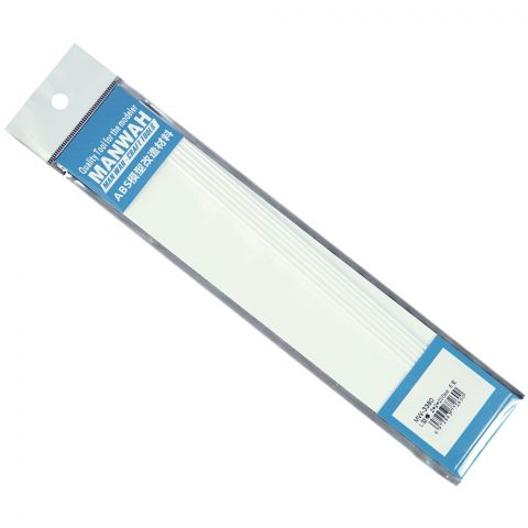 Пластиковый L-образный профиль MANWAH (2x2x250 мм, 6 шт.)
