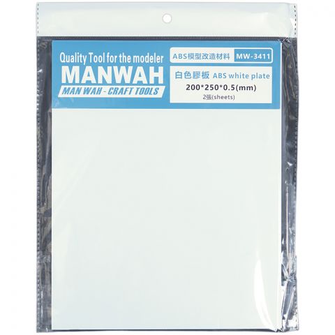 Пластиковый лист MANWAH (0,5x200x250 мм; 2 шт.)