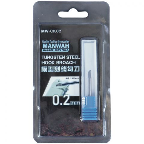 Скрайбер крючкообразный MANWAH (0,2 мм)