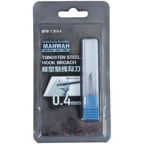 Скрайбер крючкообразный MANWAH (0,4 мм)