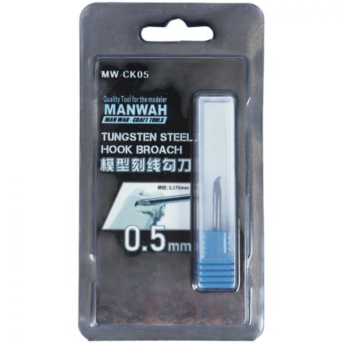 Скрайбер крючкообразный MANWAH (0,5 мм)