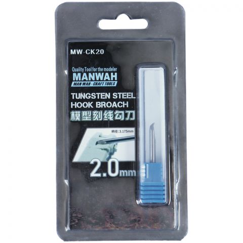 Скрайбер крючкообразный MANWAH (2 мм)