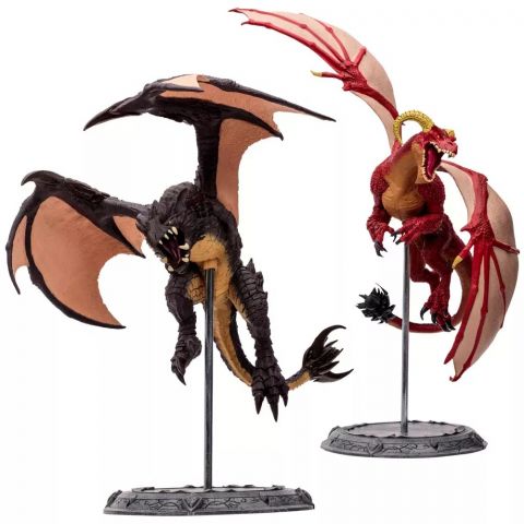 Фигурка McFarlane Toys. World of Warcraft: Red Highland Drake & Black Proto-Drake