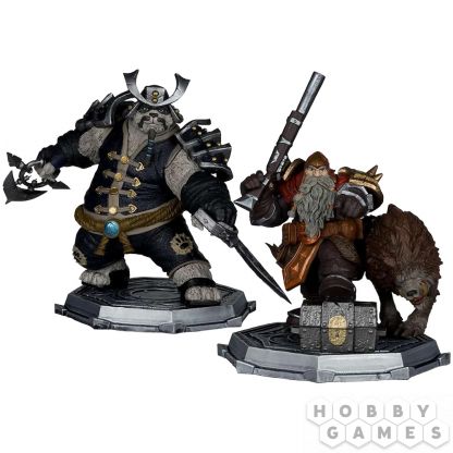 Набор фигурок McFarlane. World of WarCraft: Dwarf Hunter & Pandaren (Deluxe 2-Pack)