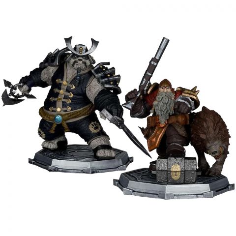 Набор фигурок McFarlane. World of WarCraft: Dwarf Hunter & Pandaren (Deluxe 2-Pack)
