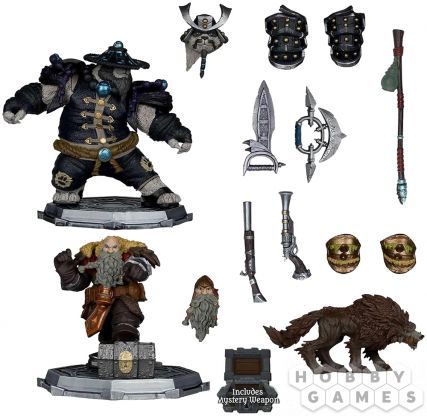 Набор фигурок McFarlane. World of WarCraft: Dwarf Hunter & Pandaren (Deluxe 2-Pack) фото 6