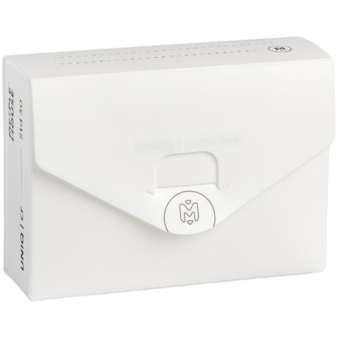 Картотека UniqCardFile Standart (белая, 30 мм, 60+ карт)