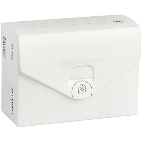 Картотека UniqCardFile Standart (белая, 40 мм, 80+ карт)