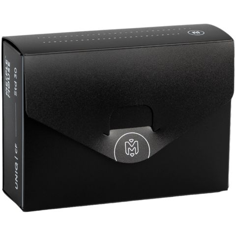 Картотека UniqCardFile Standart (чёрная, 30 мм, 60+ карт)