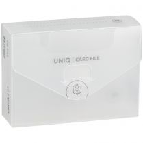 Картотека UniqCardFile Standart (прозрачная, 30 мм, 60+ карт)