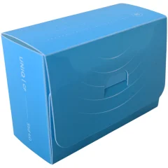 Набор картотек UniqCardFile Standart Flexible (10 шт, голубой, 40 мм, 100 карт)