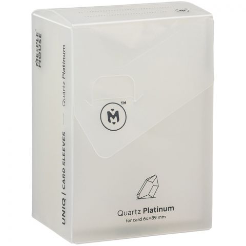 Протекторы Uniq Card Sleeves Quartz Platinum (150 шт., 64x89 мм)