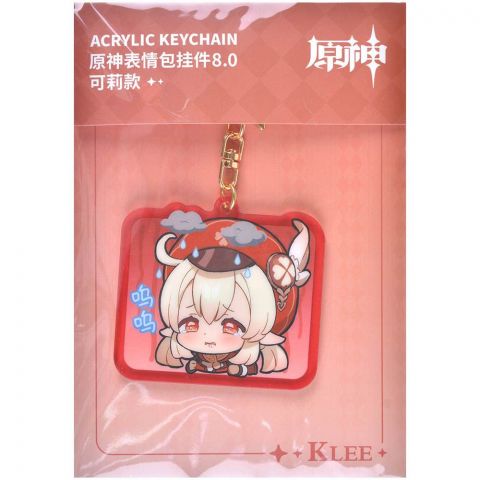 Брелок акриловый Genshin Impact Chibi: Кли