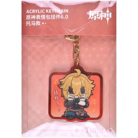 Брелок акриловый Genshin Impact Chibi: Тома