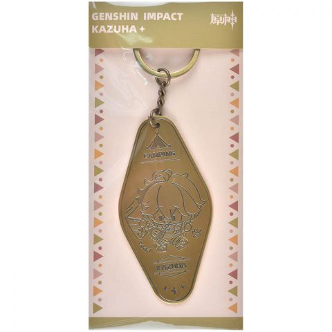 Брелок металлический Genshin Impact: Go Camping! Каэдэхара Кадзуха