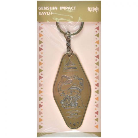 Брелок металлический Genshin Impact: Go Camping! Саю