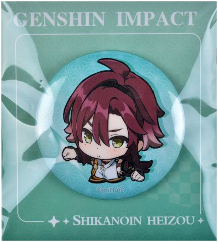 Значок Genshin Impact. Chibi Expressions: Shikanoin Heizou