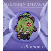 Значок Genshin Impact. Chibi Expressions: Shinobu