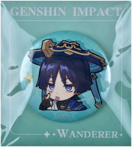 Значок Genshin Impact. Chibi Expressions: The Wanderer