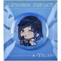 Значок Genshin Impact. Chibi Expressions: Yelan
