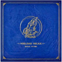 Металлический значок Genshin Impact. Noblesse Oblige: Royal Plume