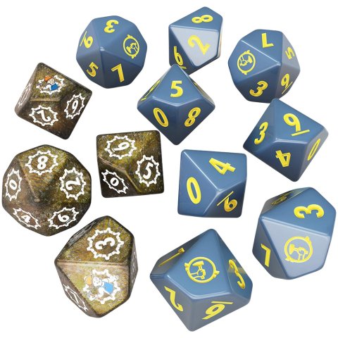 Fallout Factions Dice Set: Wasteland Survivors