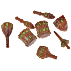 Набор кубиков PolyHero: Bard 8 Dice Set (Woodland Verse)